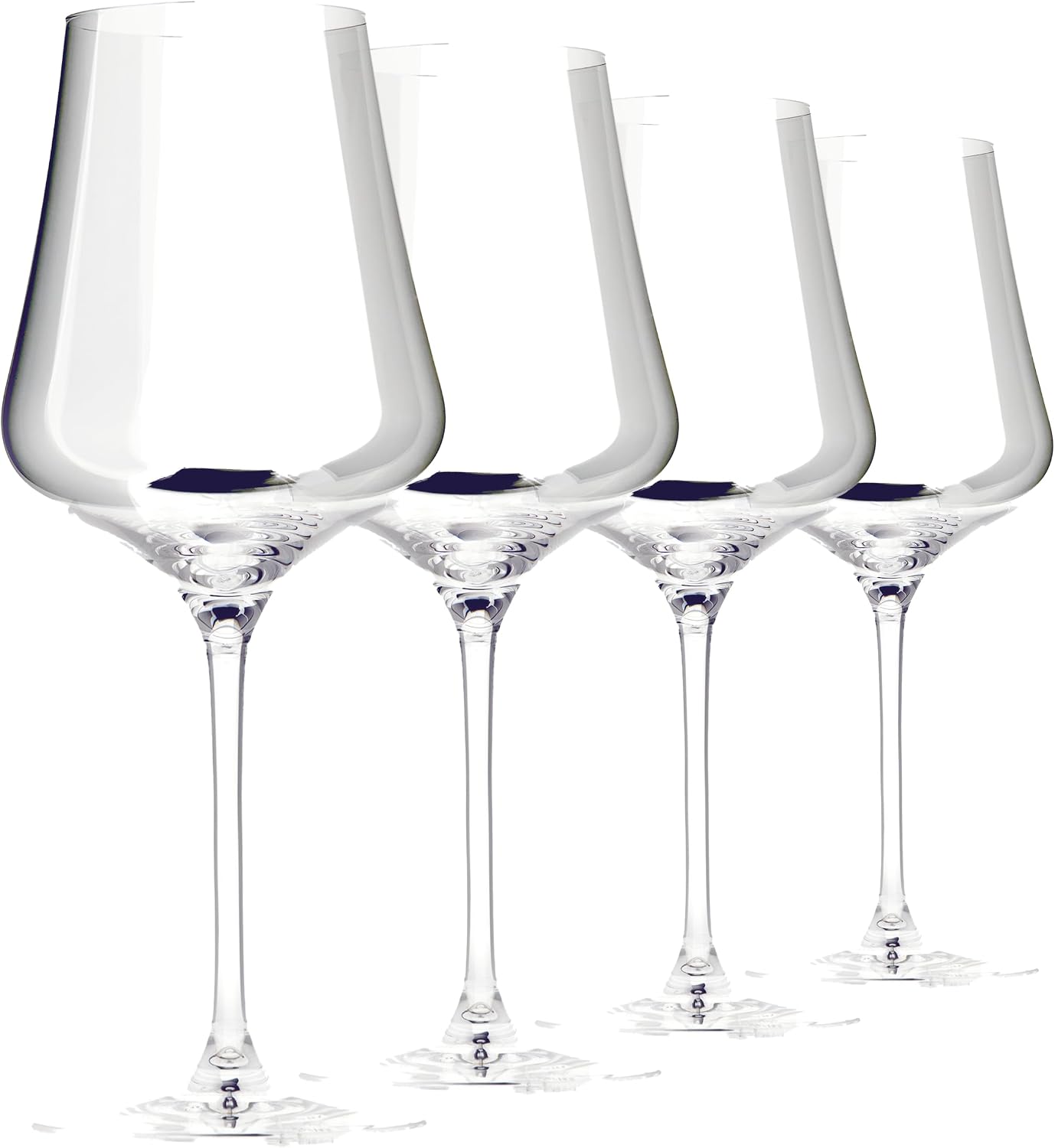 Crystal Wine Glass - StandArt Crystal Wine Glasses, Set of