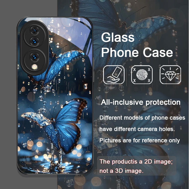 Luxurious Blue Butterfly Art P - Huawei Nova 12 review and price
