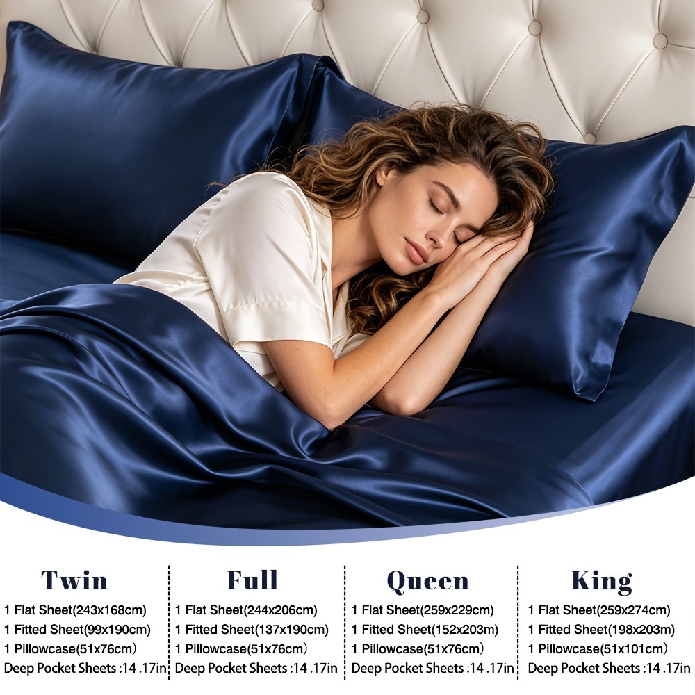 100% Bamboo Fiber Satin Bed Sh - Silk Pillowcase Set review and price