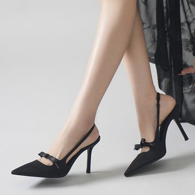 Bow Women High Heels Sandals P - Luxury Lifestyle review and price