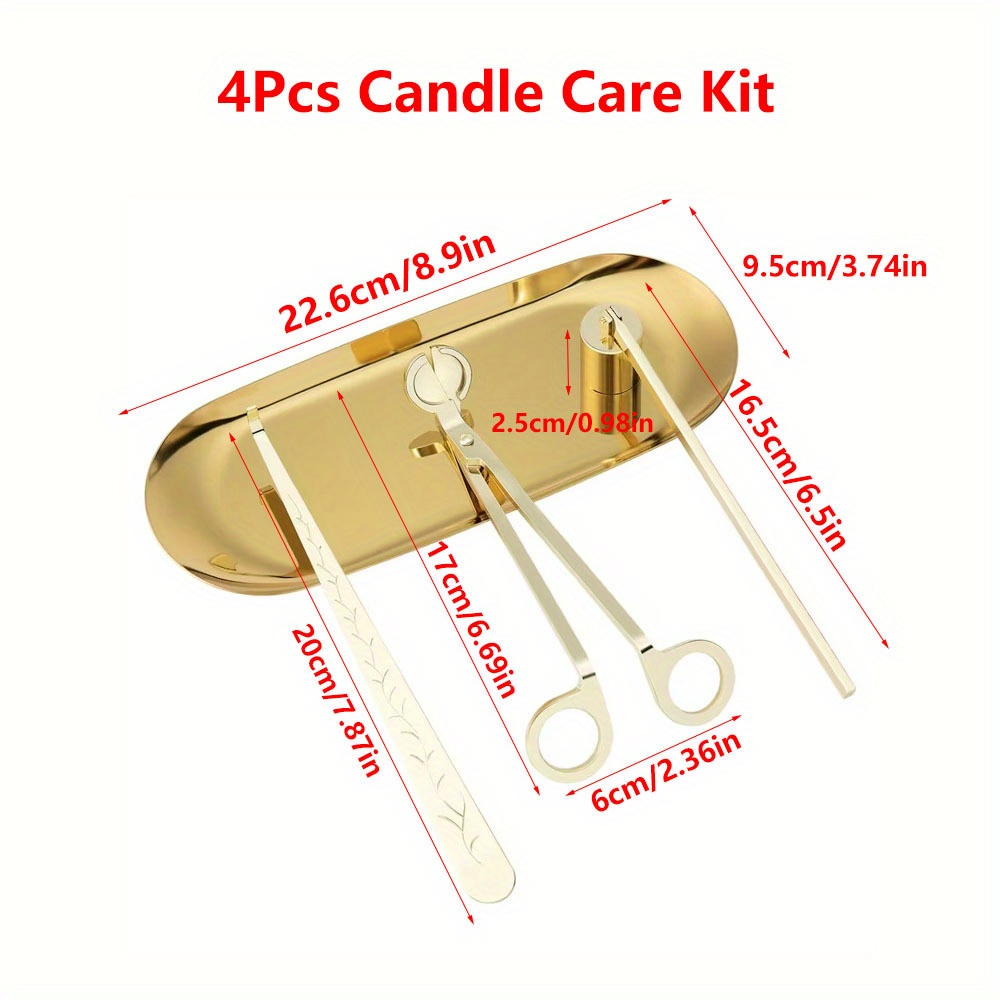 4pcs/set Luxury Candle Care Ki - Luxury Lifestyle Items review and price