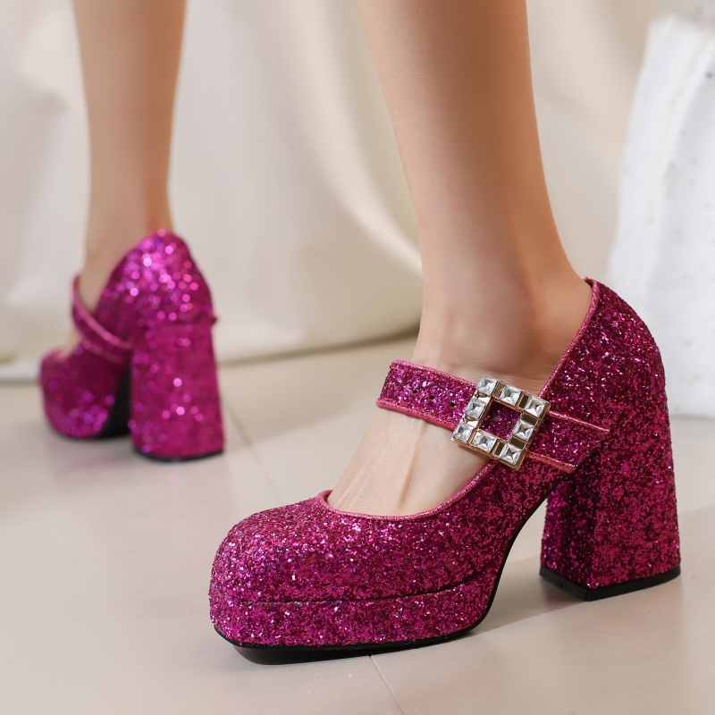 Women's Block High Heels Mary  - Luxury Lifestyle review and price