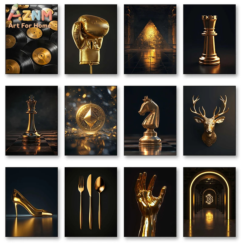 AZNM Luxury Gold Themed Framel - Luxury Lifestyle Items review and price