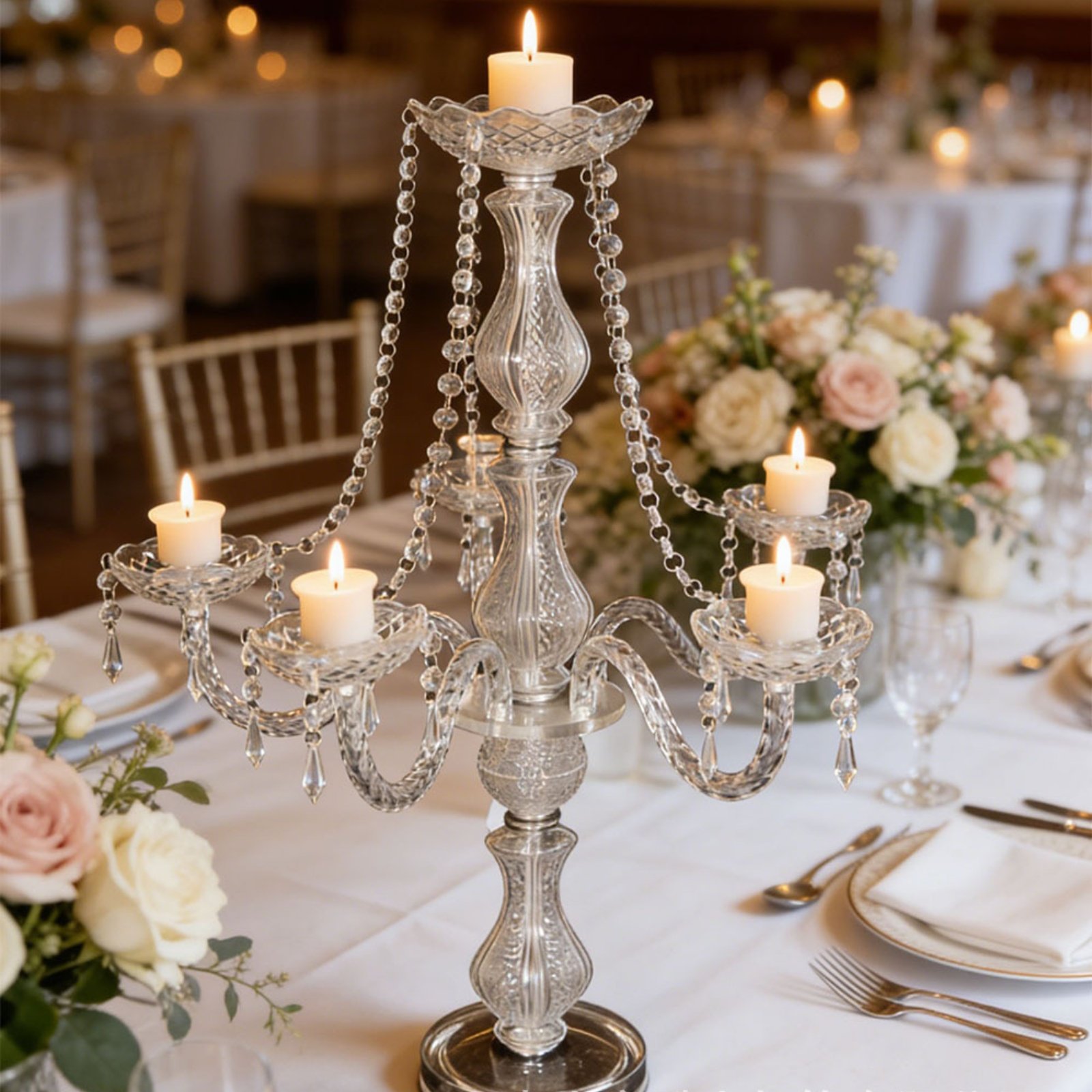 Crystal Candelabra Elegant Wed - Luxury Lifestyle review and price