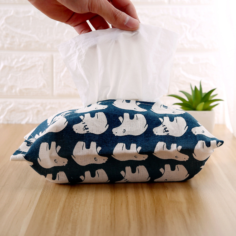 Cotton linen Tissue Box Car Ti - Linen Napkin Set review and price