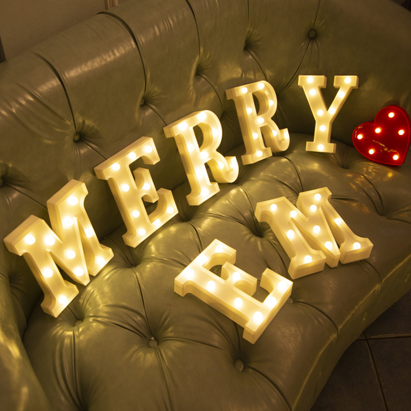 Luxury Alphabet Letter LED Lig - Luxury Lifestyle Items review and price