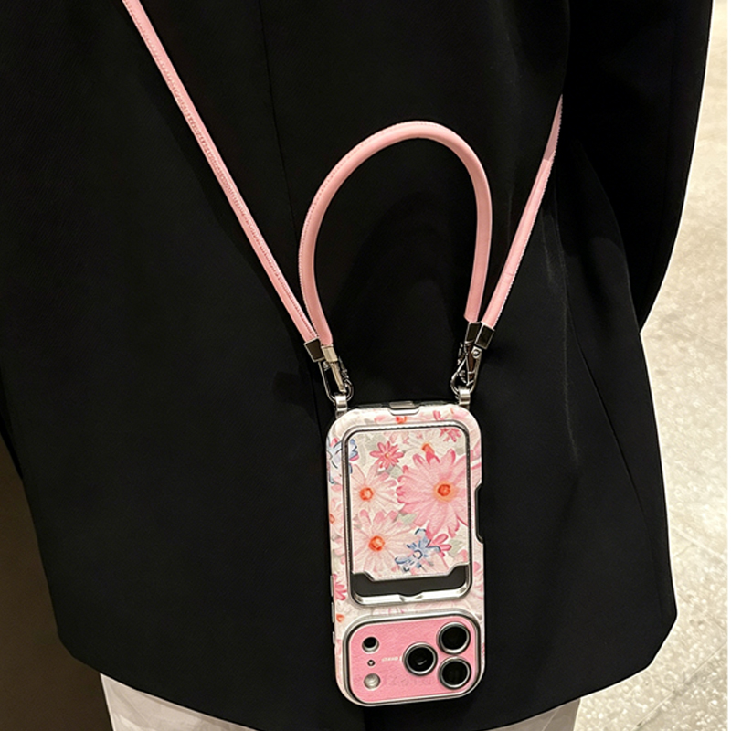 Pink Floral Faux Leather Textu - Leather Card Wallet review and price