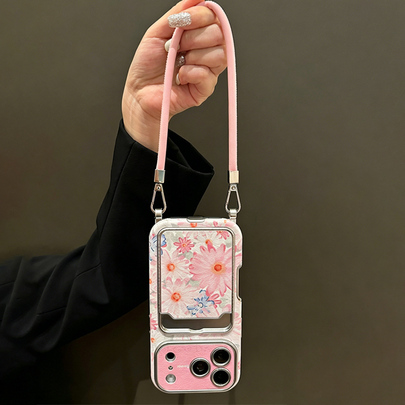 Pink Floral Faux Leather Textu - Leather Card Wallet review and price