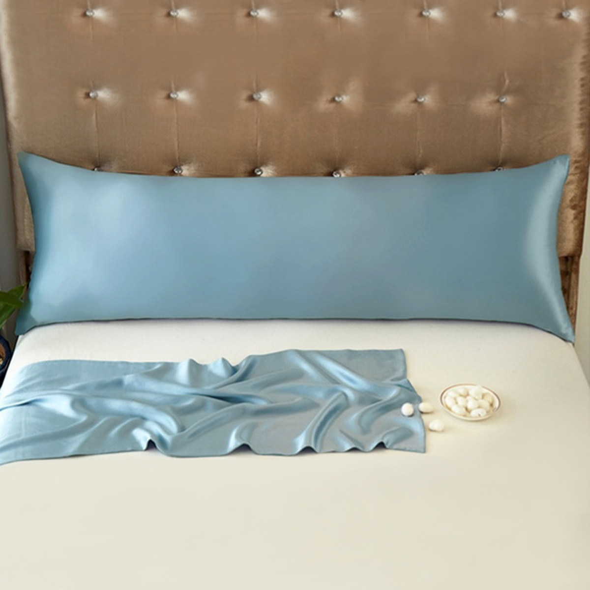 100% Pure Mullberry Silk Long  - Silk Pillowcase Set review and price