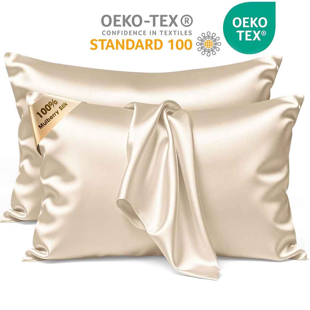 30MM Heavy Weight 6A 100% Two  - Silk Pillowcase Set review and price
