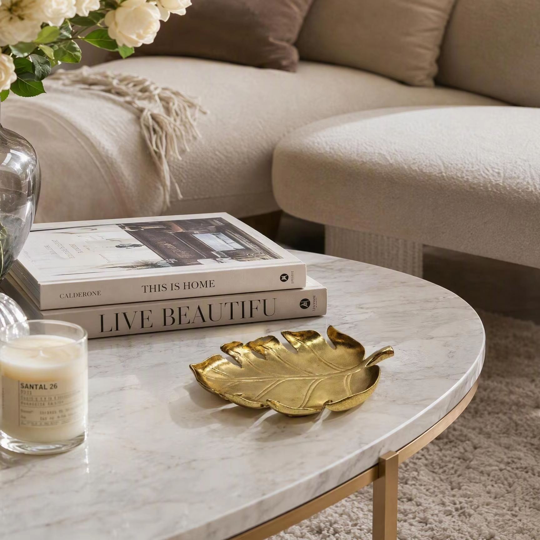 Light Luxury Golden Leaf Stora - Luxury Lifestyle Items review and price
