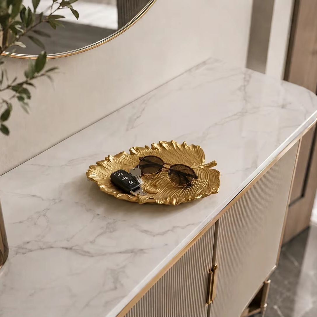 Light Luxury Golden Leaf Stora - Luxury Lifestyle Items review and price